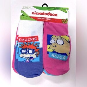 Nickelodeon - 10 Pairs of Low Cut Socks - Size 4-10 - BNWT 🏈🍼
